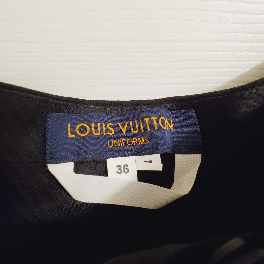 Louis Vuitton uniforms black trousers size 36 - Picture 1 of 10